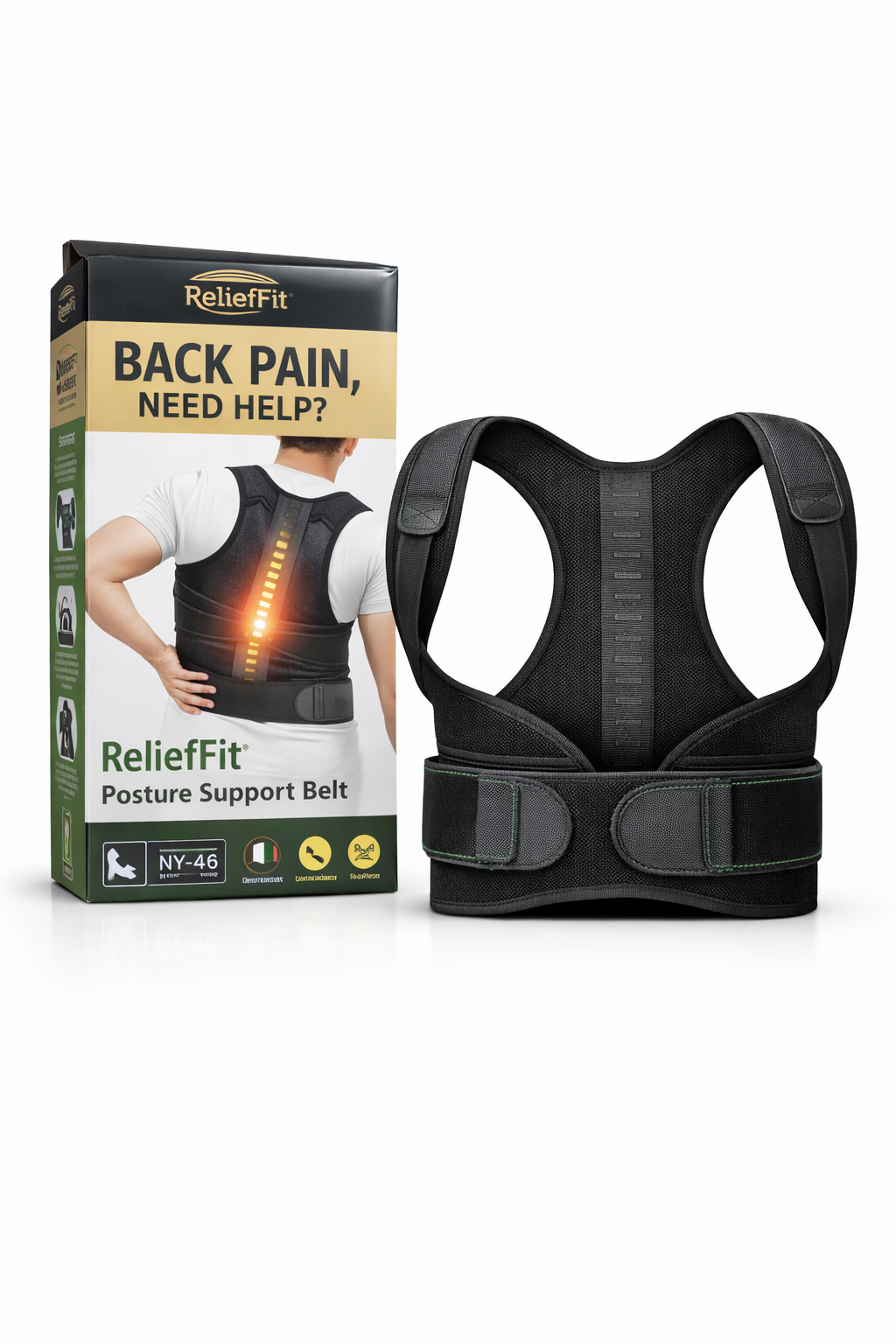 Back Pain Relief Belt – Instant Support & Comfort